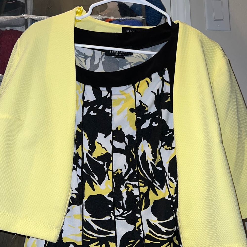 Perceptions dress size XL with blazer